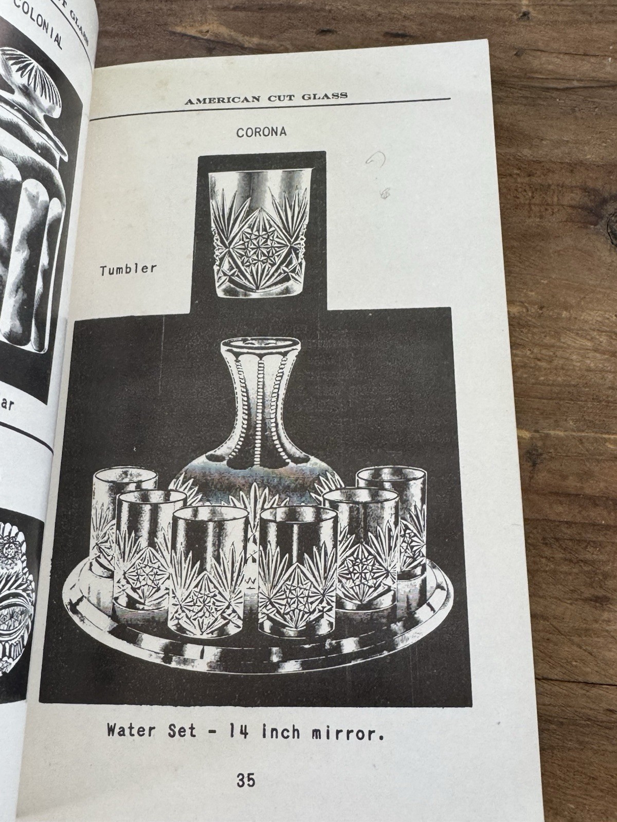 American Cut Glass Edwin Warman Publishing First Ed 1954