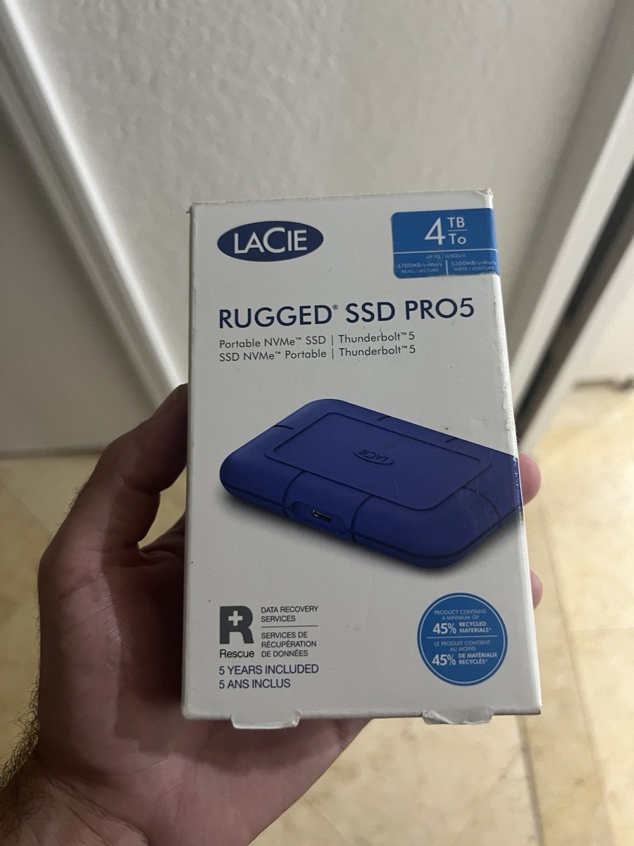 LaCie Rugged SSD Pro5 2To - Disque Dur Externe