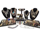 Vintage Costume & Sterling Silver Jewelry Lot 197 GRAMS - Weiss Swarovski Coro