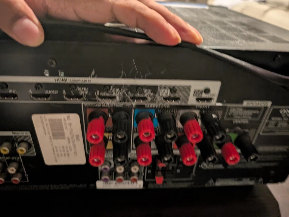 ONKYO TX-NR616 B AUDIO VIDEO RECEIVER 7.1 ch HDMI amplifier bundle w/ Remote - Image 4 of 4