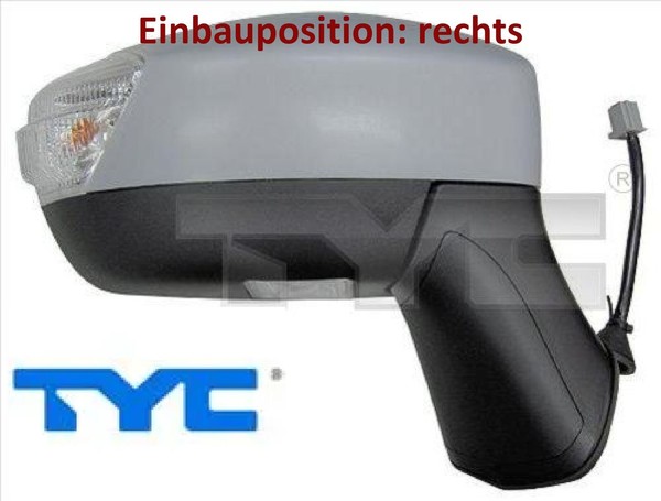 TYC 310-0145 AußEnspiegel Rechts Spiegel AußEn FüR Ford-image