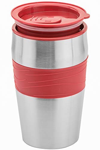 Mixpresso 2-In-1 Single Cup Coffee Maker & 14oz Travel Mug | Portable Coffee