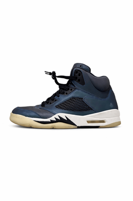 Air Jordan 5 Retro Blue Iridescent Navy Black Men display picture 1