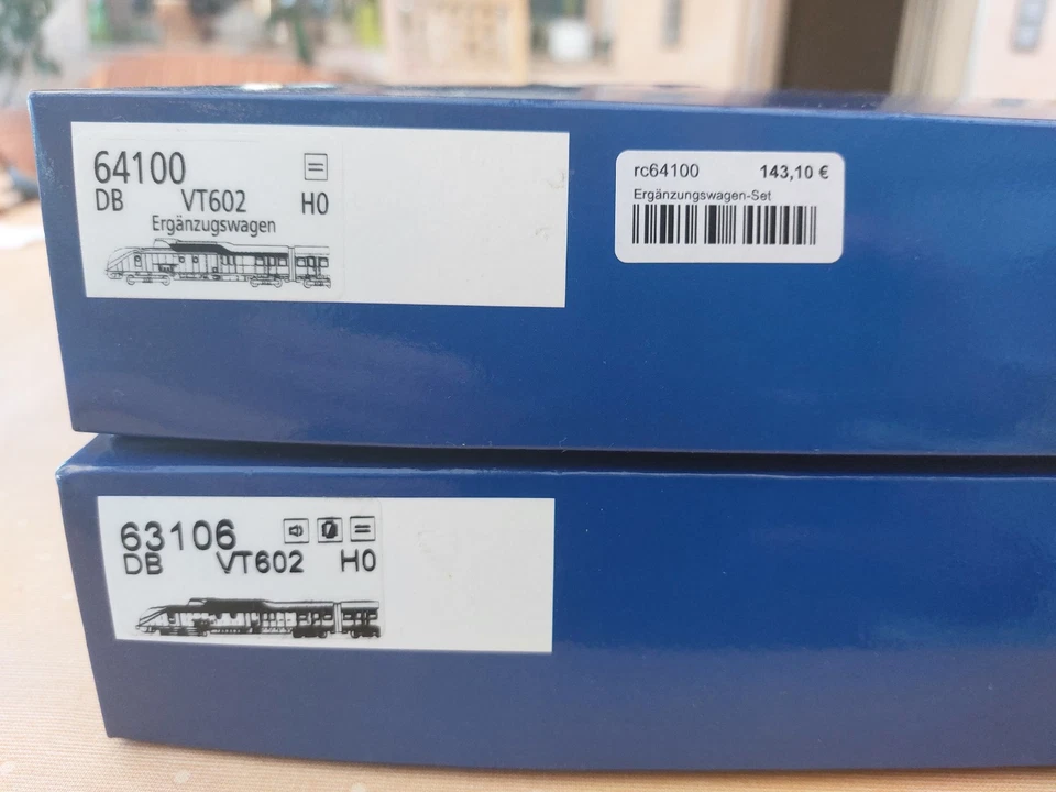 Roco 63106/64100 Gasturbinentriebzug Baureihe 602 DB mit Sound, 8-teilig in OVP - Bild 3 von 4