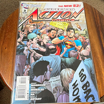 DC Comics Action Comics The New 52 Superman Lot #3 #4 #19 Morrison Morales
