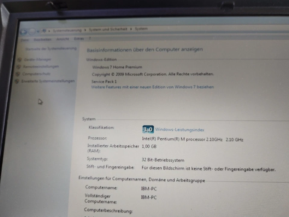 IBM ThinkPad T42p - Pentium M 2,1 GHz - mit Netzteil - Schwarz - Bild 3 von 4