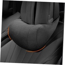 1P Car Neck Pillow for headrests,Support Drive Seats Head Cushion Black