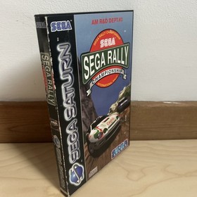 SEGA Sega Rally Championship PAL (Sega Saturn) Complete w/ Manual 1995
