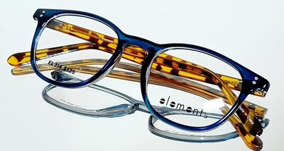 Originale ELEMENTS Eyeglasses EL 356 C1 BLUE New Plastic 48-19-145