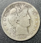1899 S Barber Half Dollar  .900 Silver