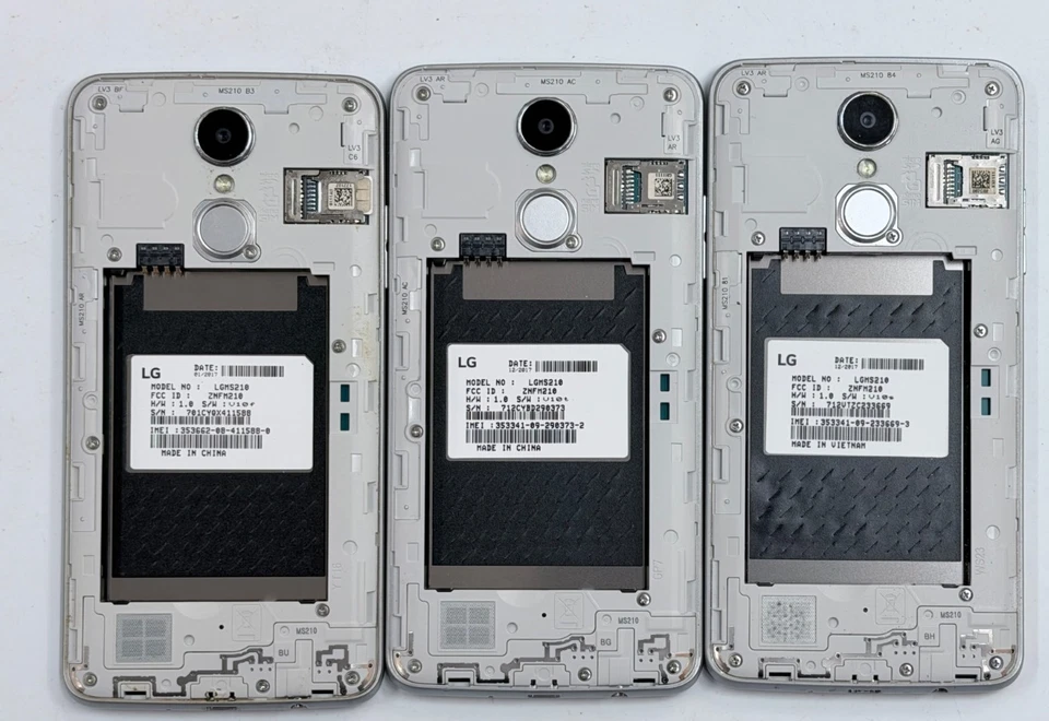 LOT OF 3 x UNLOCKED / T-MOBILE LG ARISTO 4G VoLTE Android Smart Cell Phones ## - Image 3 of 4