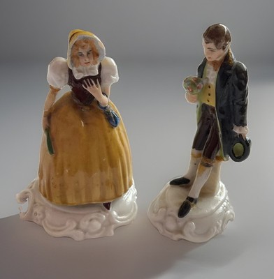 Vintage Gerold Porzellan Bavaria Courting Couple Figurines Pair West Germany Set