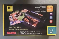 Kodak P570 Handheld Personal Photo Scanner - NEW - OPEN BOX COMPLETE