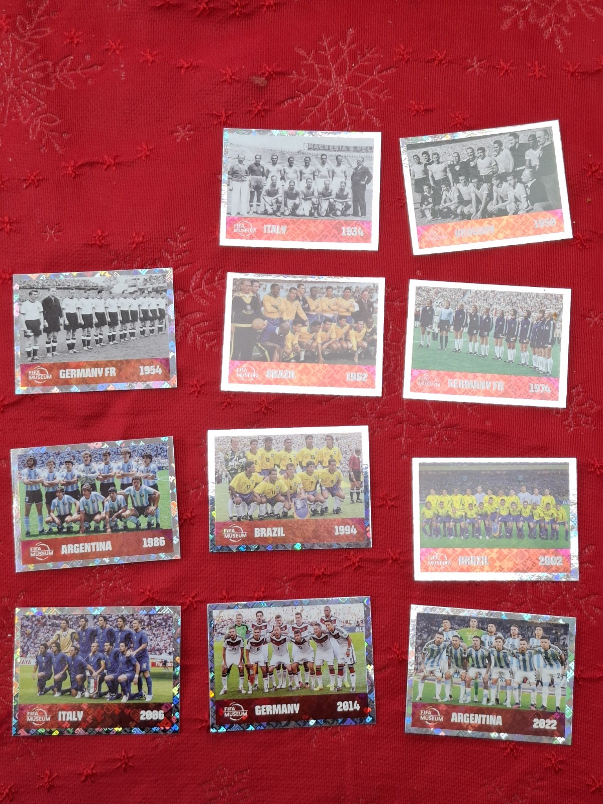 Panini World Cup 2026 Stickers Fwc9-19 Shiny Winners Complete Set