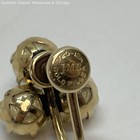 Vintage Gold-Filled Faux Pearl Screw Back Earrings 4.3g — photo 3