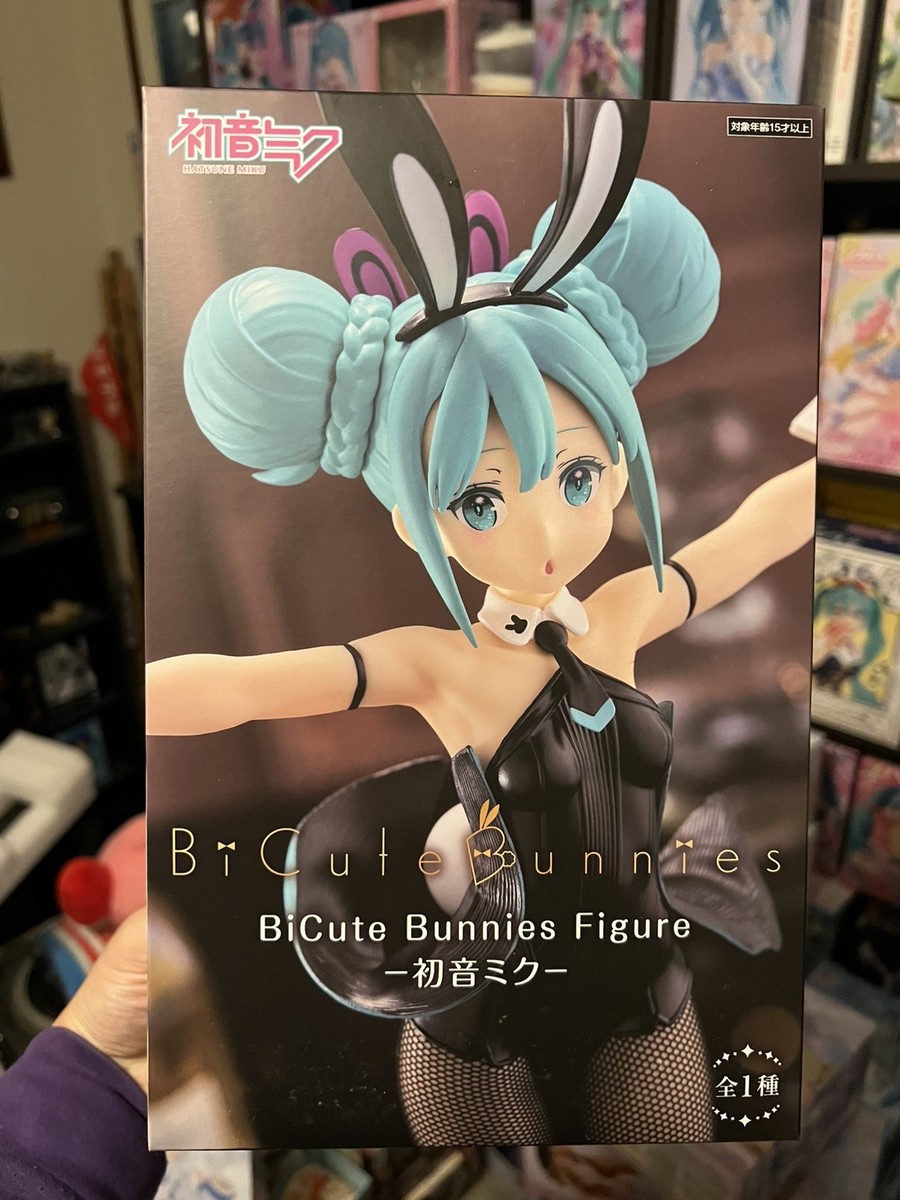 Hatsune Miku FuRyu BiCute Bunnies Black Ver. Figure New In Box