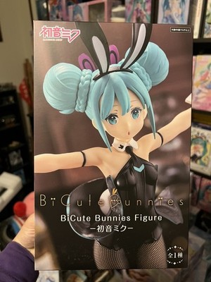 Hatsune Miku FuRyu BiCute Bunnies Black Ver. Figure New In Box