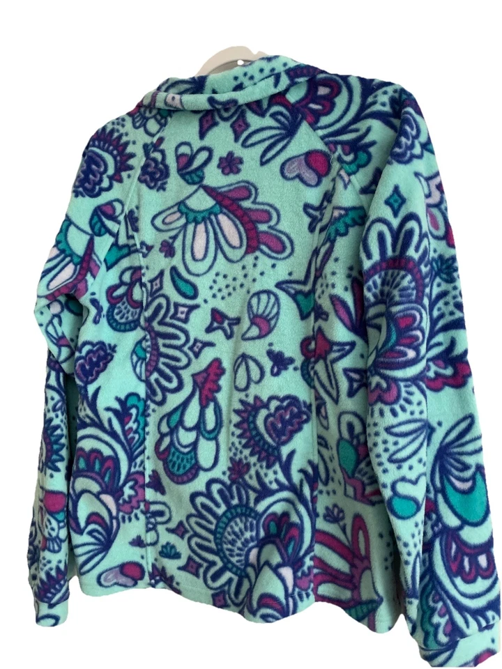 Columbia Sportswear Long Sleeve Purple Full Zip Up Fleece Jacket 18/20 - Image 4 of 4