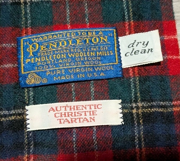 Pendleton Authentic MacDuff Tartan Scarf Retro Pl… - image 3