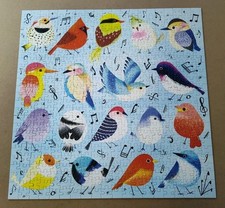 Songbirds 500 Piece Mudpuppy Puzzle 20 x 20" EUC