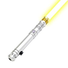 Dueling Saber - Premium Metal Hilt Light Saber with 16 Sound Effects and 12 C...
