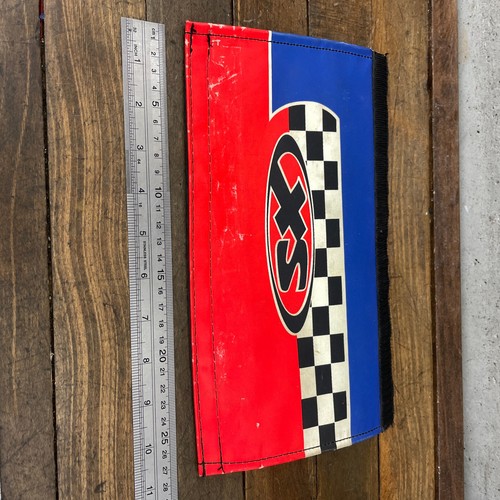 Schwinn XS Handelbar Pad Old School BMX Bar Red White Blue Checker OG 1990s - Picture 7 of 9