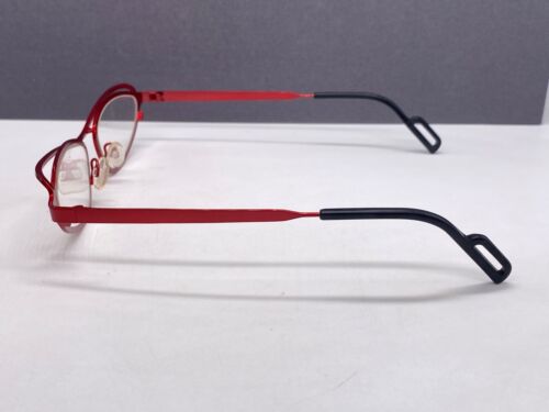 Theo Brille Damen Rot Oval Cat Eye Bearnaise Metall Vollrand - Bild 6 von 12