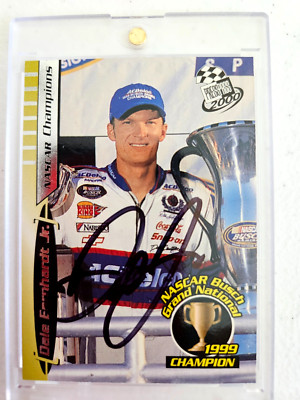 Dale Earnhardt Jr Nascar Press Pass 2000 Nascar Busch Champion Card