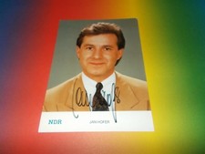 Jan Hofer NDR Tagesshow  signed  signiert  Autogramm auf Autogrammkarte