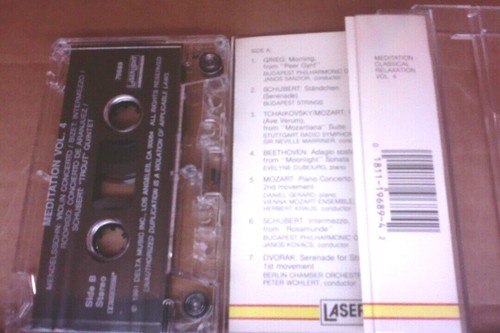 5 CASSETTE lot Set Laserlight Classical Meditation Bach Mozart Schumann Haydn + - Picture 5 of 8