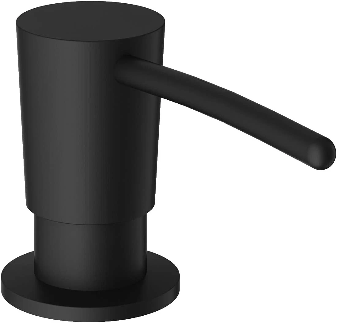 Platos de jabón de baño de plástico negro y dispensadores