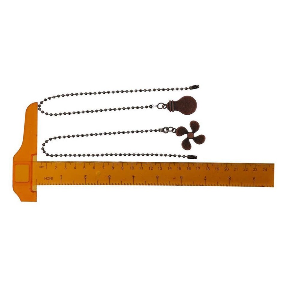 Fan Shaped Ceiling Fan Chain Extender 2pcs Pendant Set Light Pull Chain