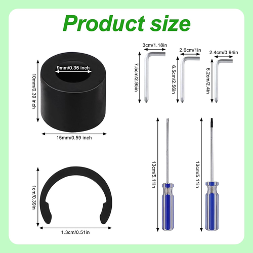 8Pcs Rubber Roller Resolution for Cricut Maker and 12Pcs Rubber Roller Replaceme - Picture 2 of 12