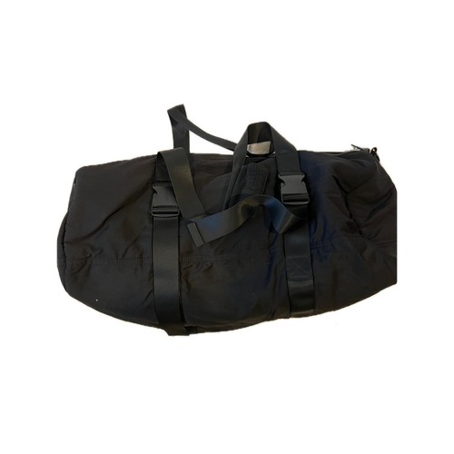 Smiley Face with Lightening Wink Black Duffel Gym Bag - Picture 3 of 6