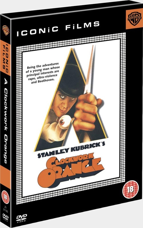 A Clockwork Orange - DVD - Iconic Movie - Region 2 - Stanley