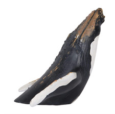 Large Whale Resin Figurine – Ocean Wildlife Sculpture or Paperweight 31cm