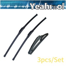 Yeahmol 26"16"12" Front Rear Wiper Blades Fit for 2023-2019 Lexus UX250h, 3pcs