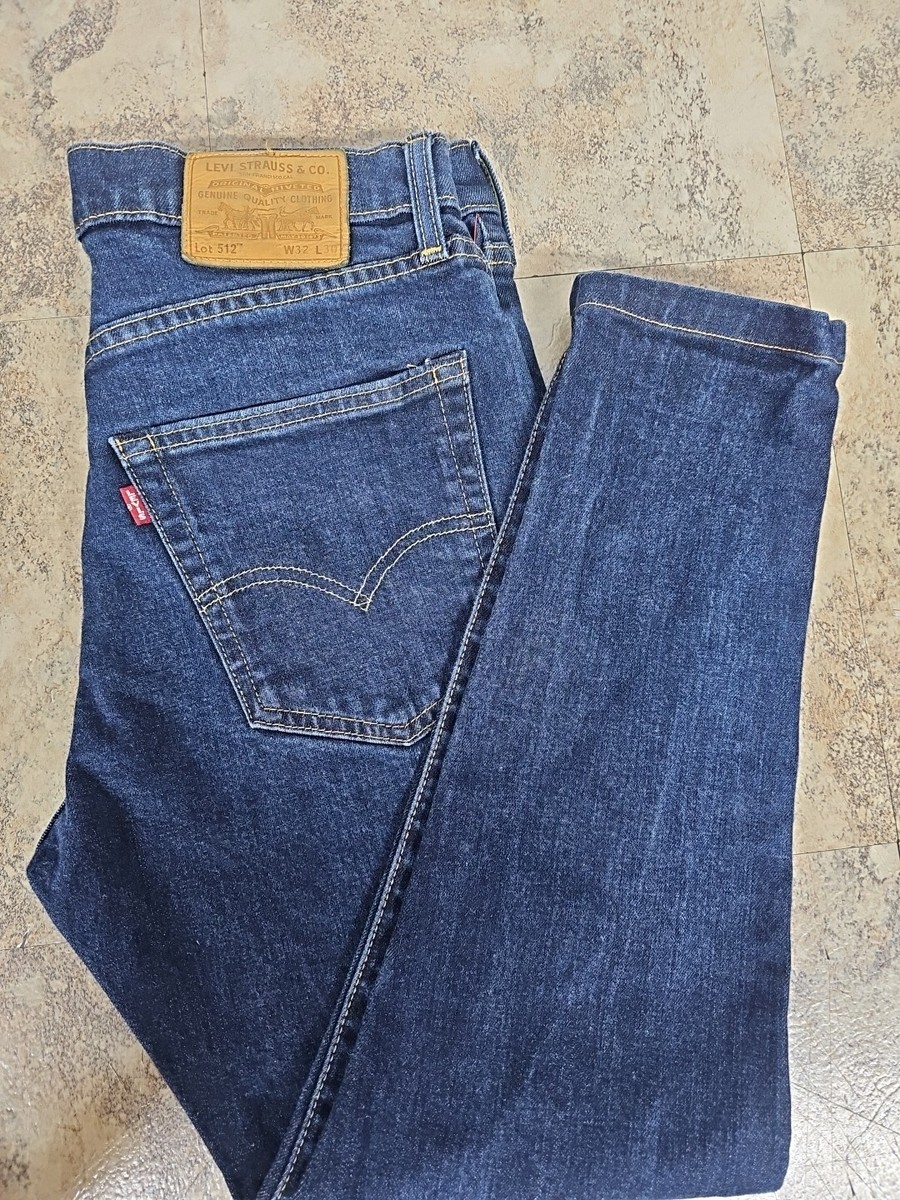 Levi's/リーバイス512牛革パッチビックEテーパード