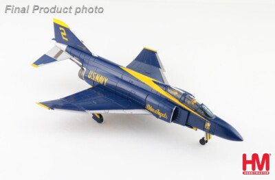 Hobbymaster 1:72 M.Douglas F-4J Phantom II US Blue Angels No. 2 Airplane 1969