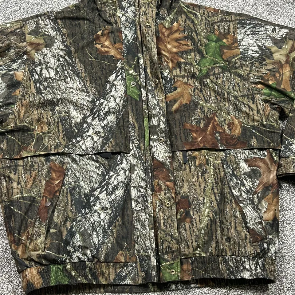 Cabelas Gore Tex Jacket Mossy Oak Break Up Camo Mens 2XL Regular Hunting Hooded - Image 4 of 4