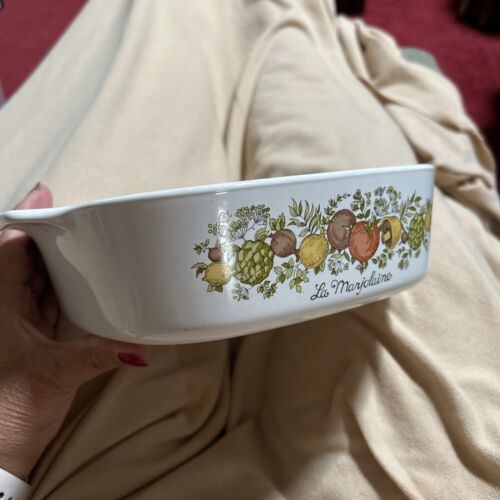 Corning Ware 2 Quart Spice of Life “La Marjolaine” A-2-B Casserole Dish - NO LID - Picture 2 of 9