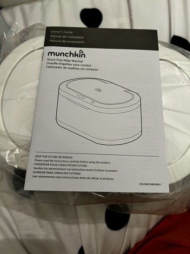 Munchkin Touch Free Baby Wipe Warmer Nightlight Motion Sensor-Open Box - 第 3/3 張圖片