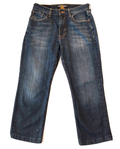 Lucky Brand Herren 181 Relaxed Strait Wide Leg Jeans Gr. 30/26 (gesäumt) Dk Wash