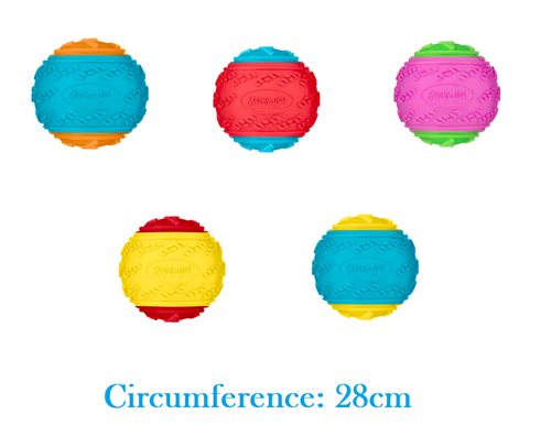 1xLarge Scooby Doo Durable Squeaky Ball Original Dog Ball Random Color Tough 9cm - Picture 4 of 9