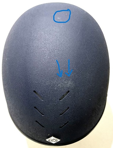 Charles Owen Navy 4 Star Jockey Helmet size 2.5 - 58cm -Sales Sample -See Notes - Picture 10 of 18