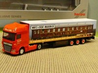 1/87 Herpa Daf Xf 105 Ssc Wirtz Event KüHlkoffer Sattelzug 928311