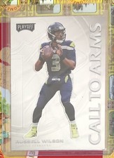 Russell Wilson 2020 panini playoff football russell wilson call to arms