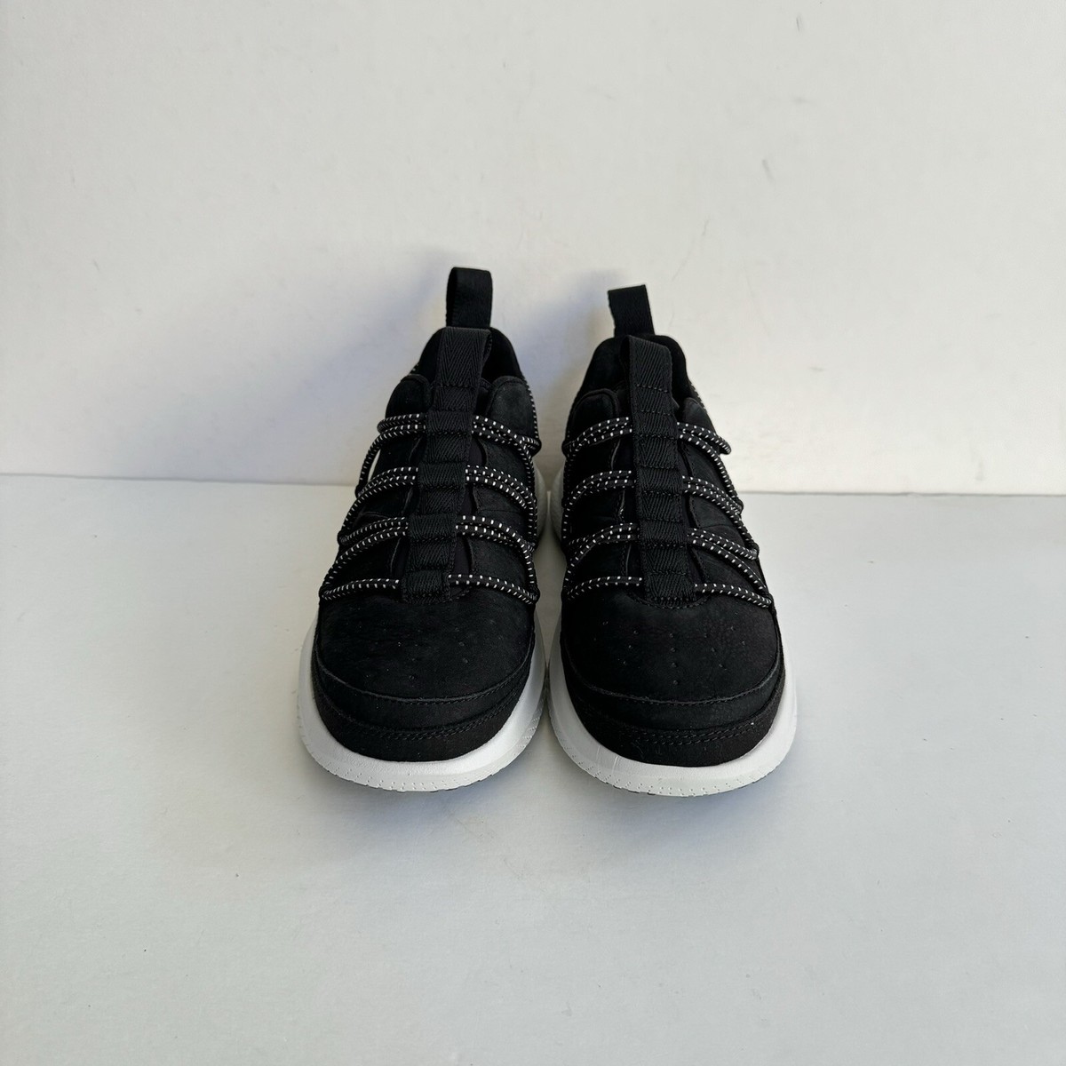 UGG ALL GENDER CA78 HERITAGE TRAINER NUBUCK BLACK SNEAKERS SHOES