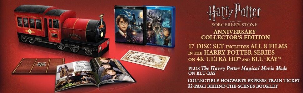 Harry Potter 20th Anniversary 8-Film Collection (4K + Blu Harry Potter 20th Anniversary 8-Film Collection (4K + Blu
