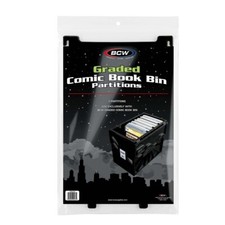 BCW Graded Comic Book Partitions 3 Pack - Bla...
